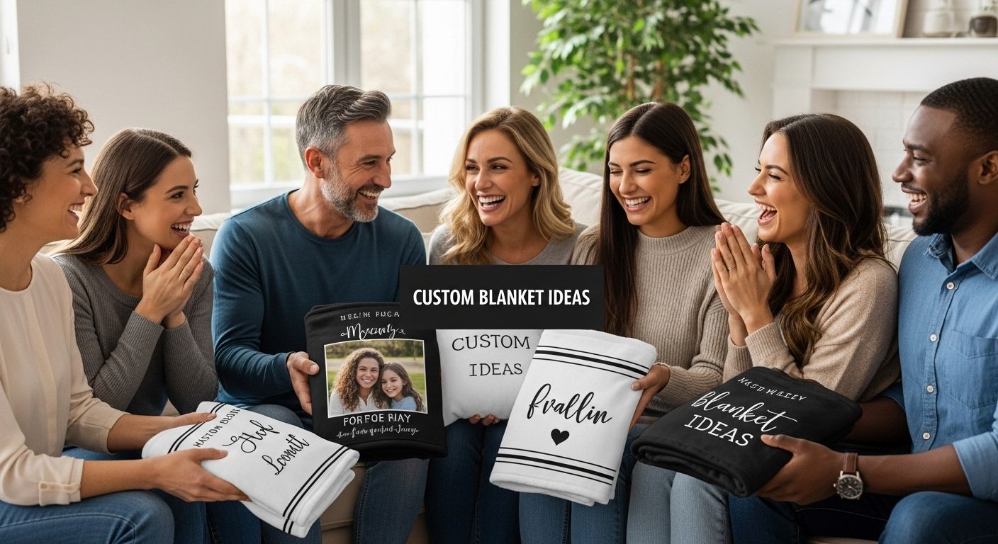 custom blanket personalized family