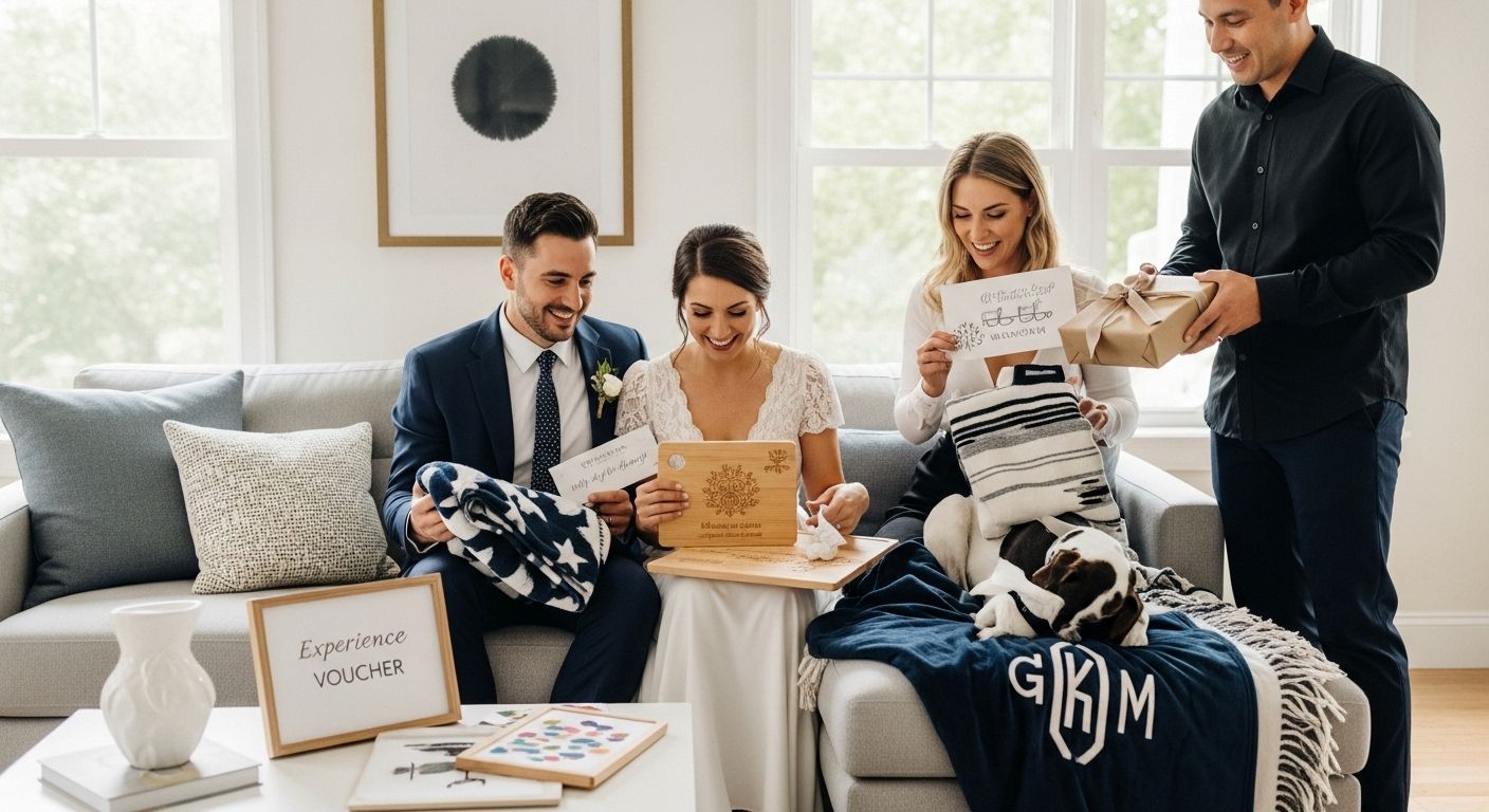 unique wedding gift ideas, personalized wedding gifts, newlywed celebration