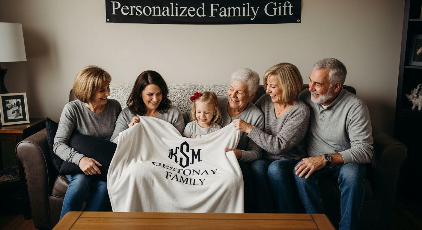 personalized family gift scene