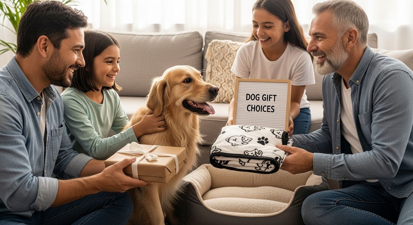dog gift family moment