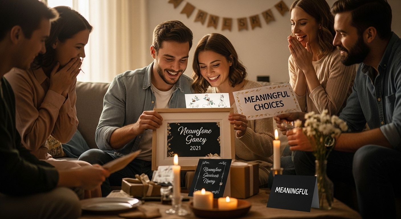 personalized engagement gifts celebration