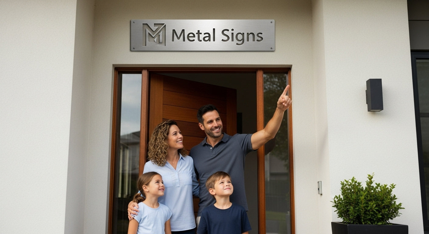 metal sign home decor