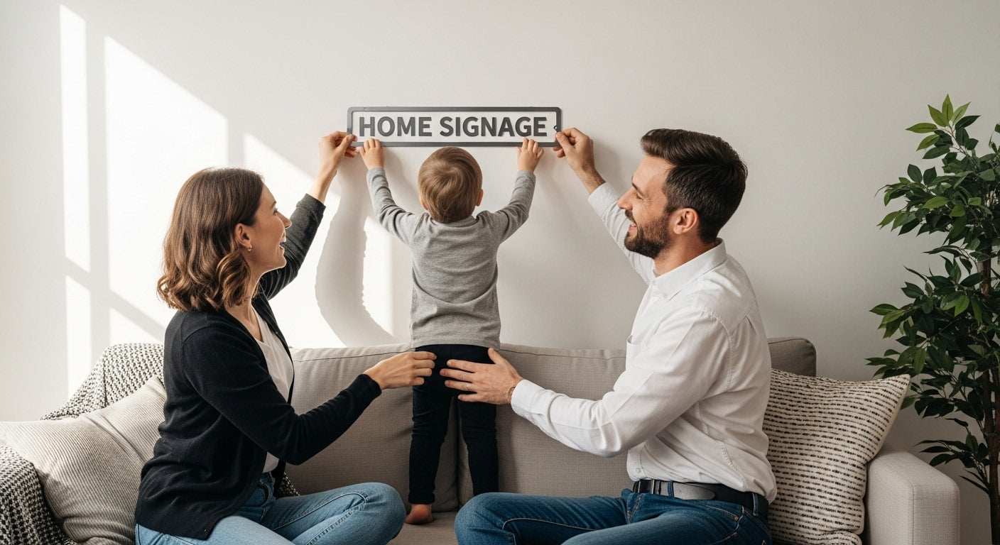 Metal signs home decor