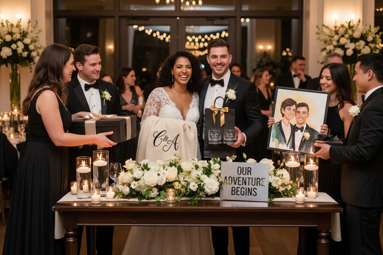 personalized wedding gifts real event