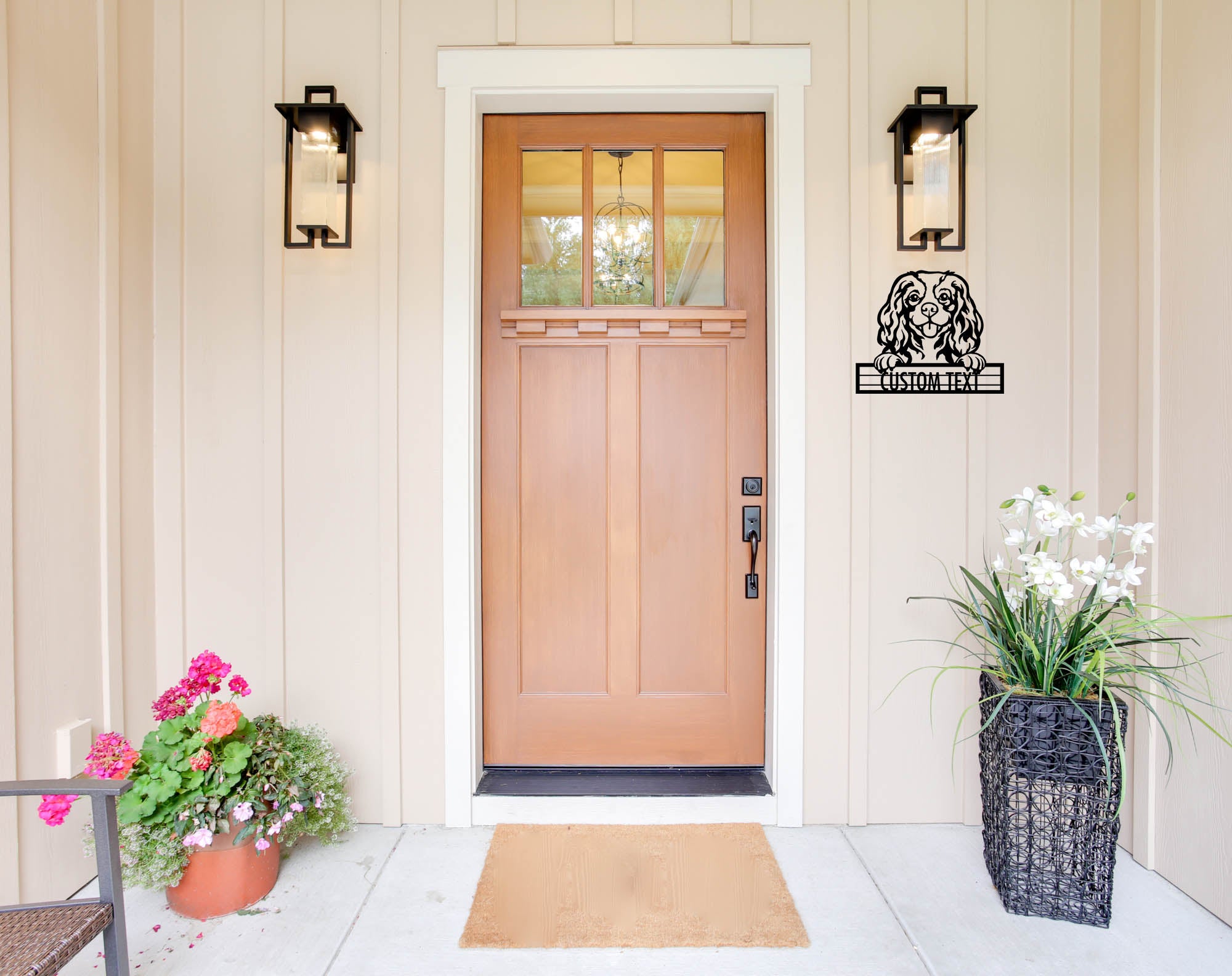 Cavalier King Charles - Dog Personalized Metal Wall Art Decor