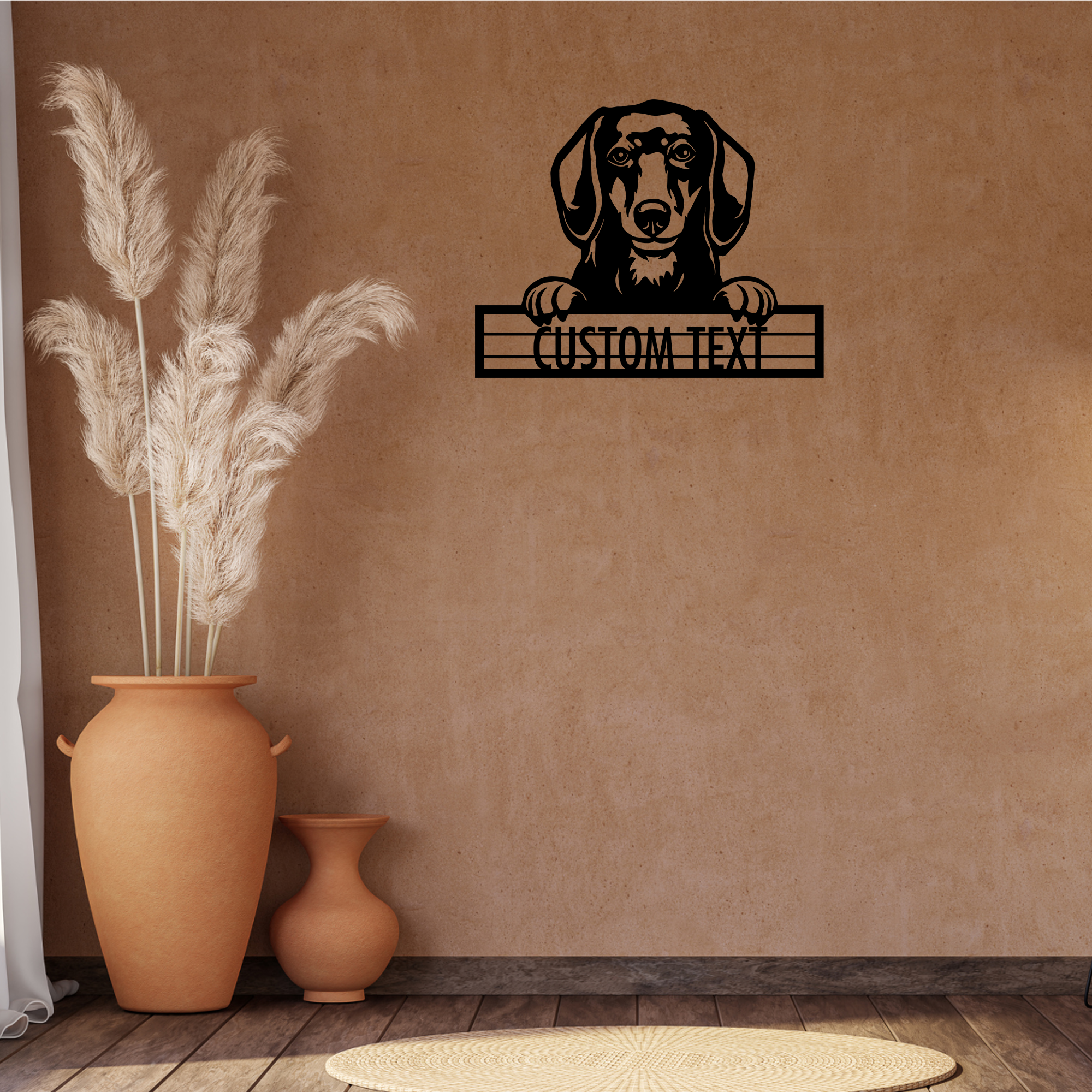 Dachshund - Dog Personalized Metal Wall Art Decor