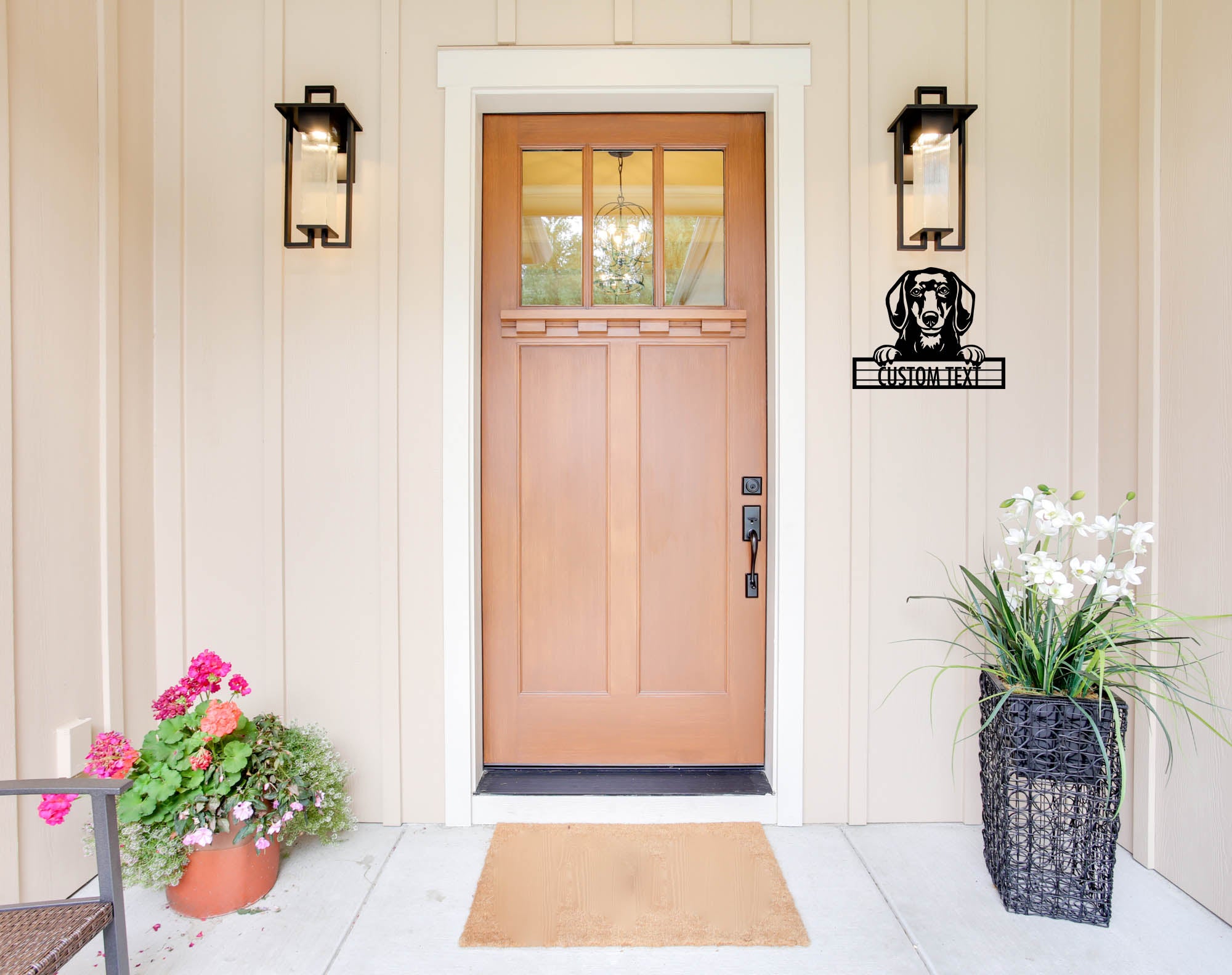 Dachshund - Dog Personalized Metal Wall Art Decor