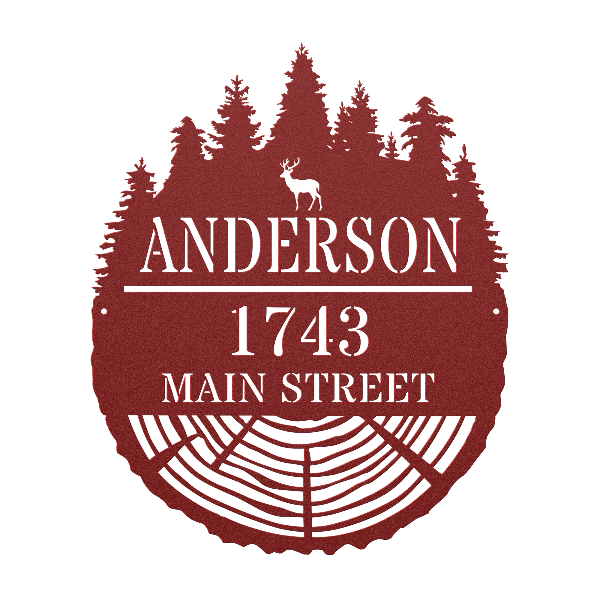 Personalized_Forest_Stump_Metal_Address__Red_Transparent_Mockup.png