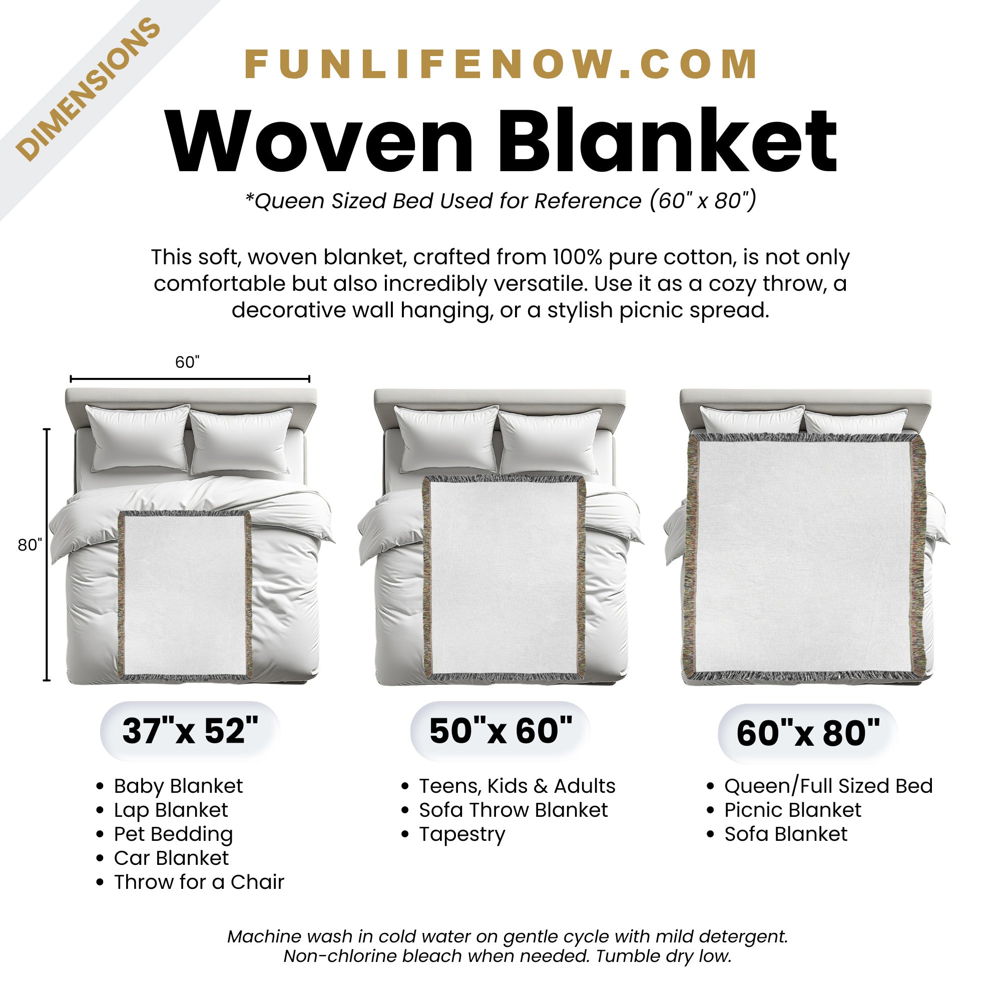 Personalized Soccer Player Woven Blanket Throw – Custom Athlete Gift