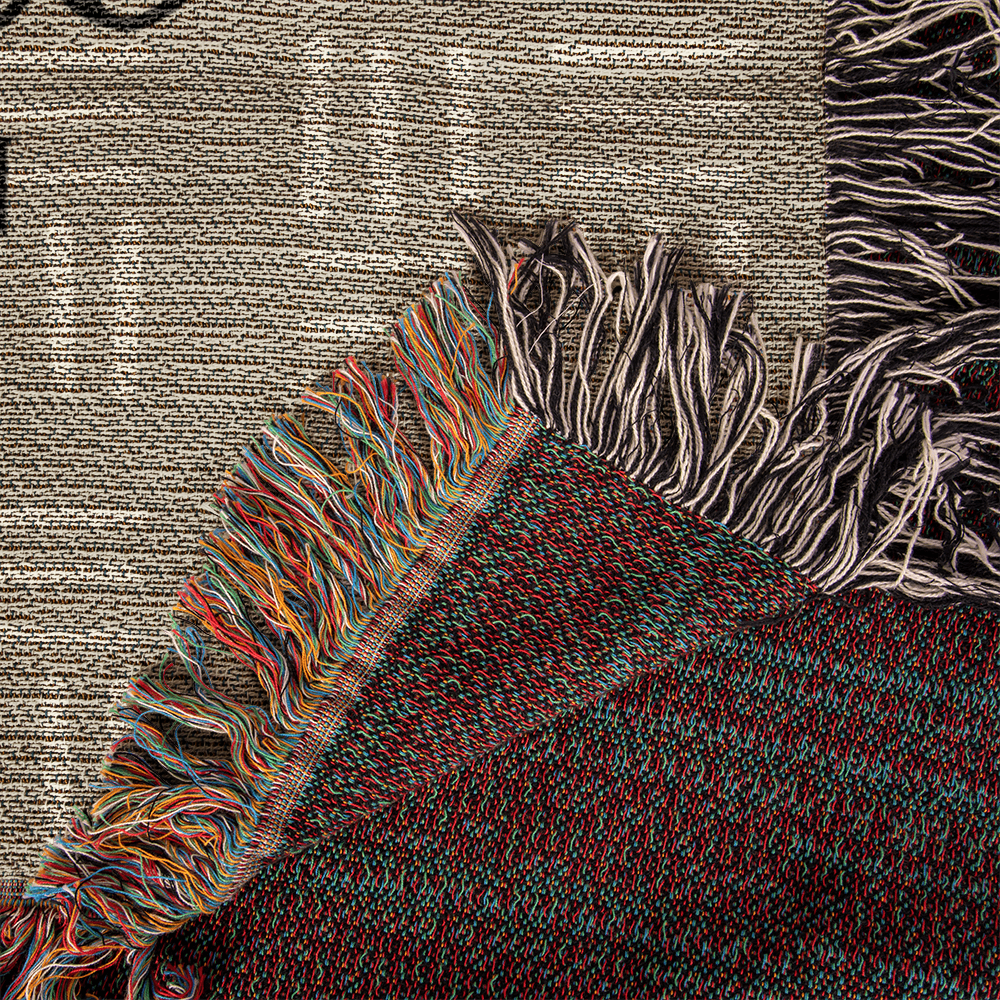 Personalized Connecticut Woven Blanket – Custom Home State Throw with Name & Location