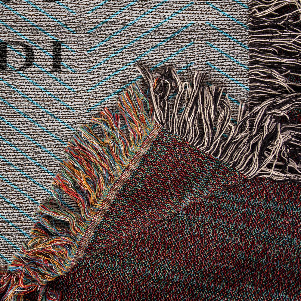 Personalized Wisconsin State Woven Blanket – Custom Home Throw for Couples