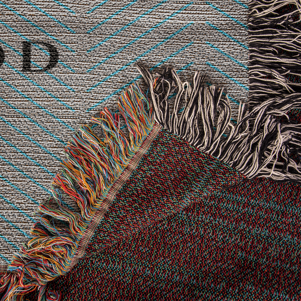 Personalized South Dakota State Woven Blanket – Custom Home Gift for Couples