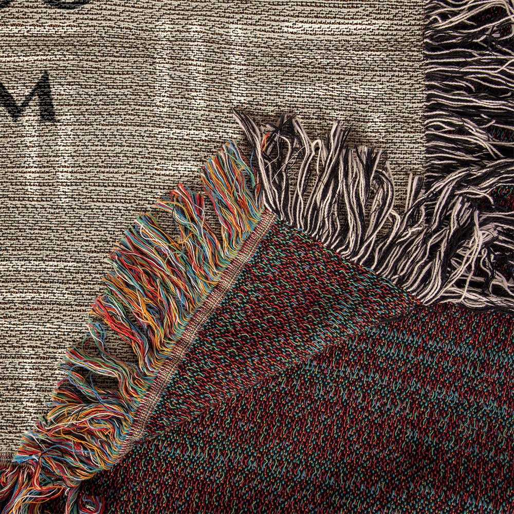 Personalized Idaho Woven Blanket – Custom Home State Throw with Name & Location