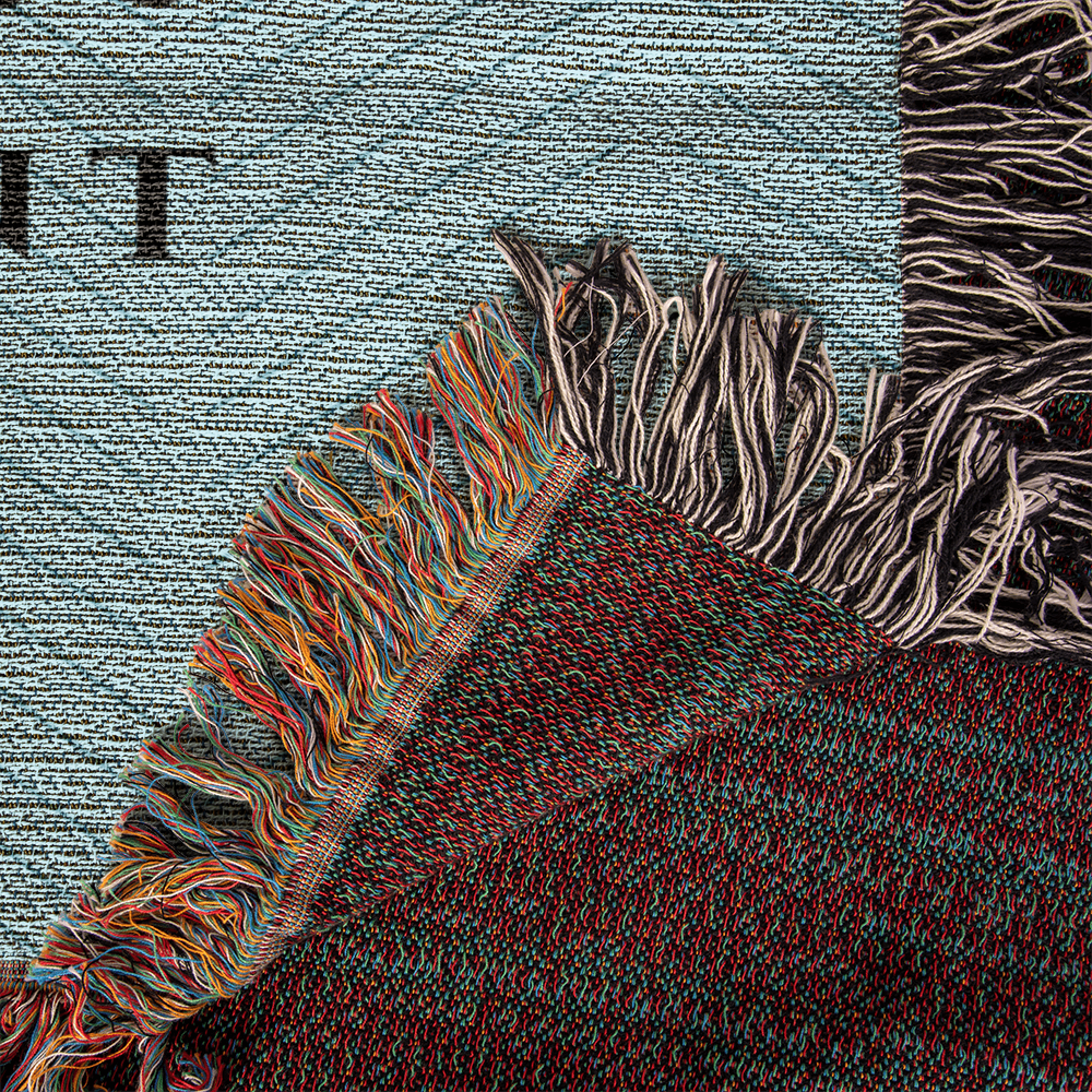 Personalized Iowa Woven Blanket – Custom Home State Throw with Name & Location