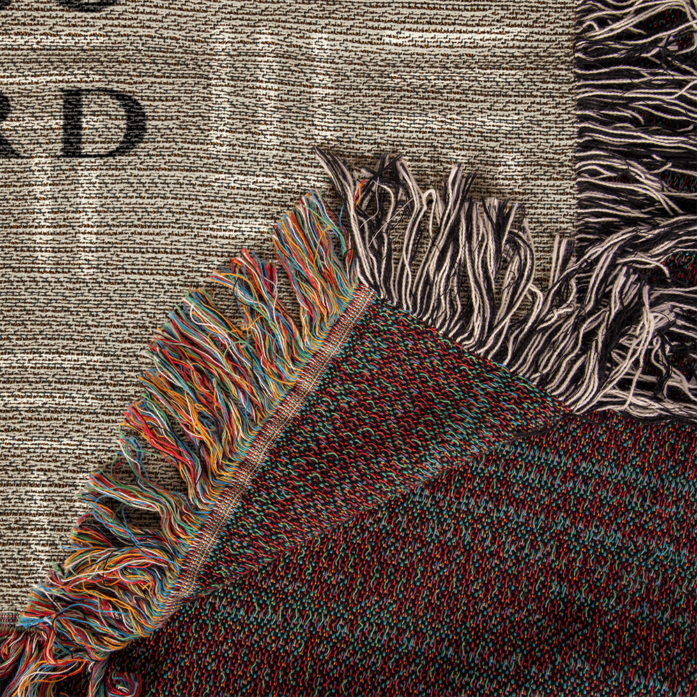 Personalized Louisiana Woven Blanket – Custom Home State Throw with Name & Location