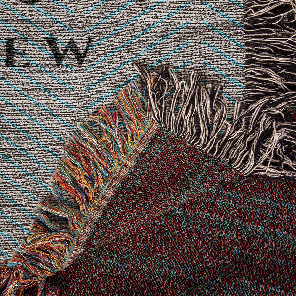 Personalized Michigan Woven Blanket – Custom Home State Throw with Name & Location