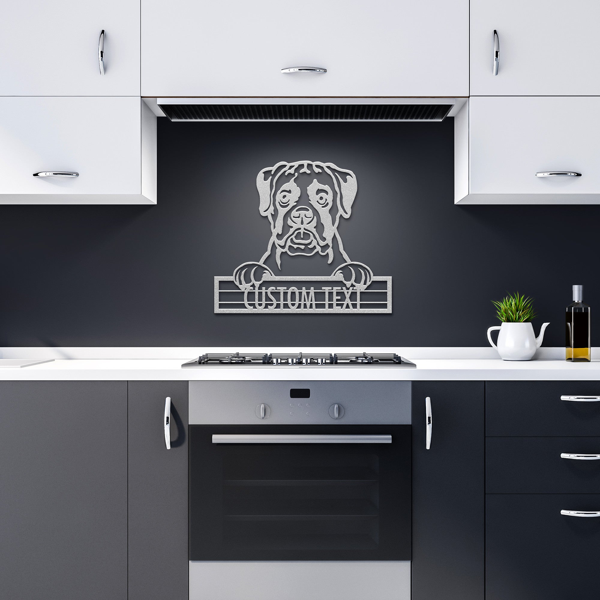 Boxer - Dog Personalized Metal Wall Art Decor