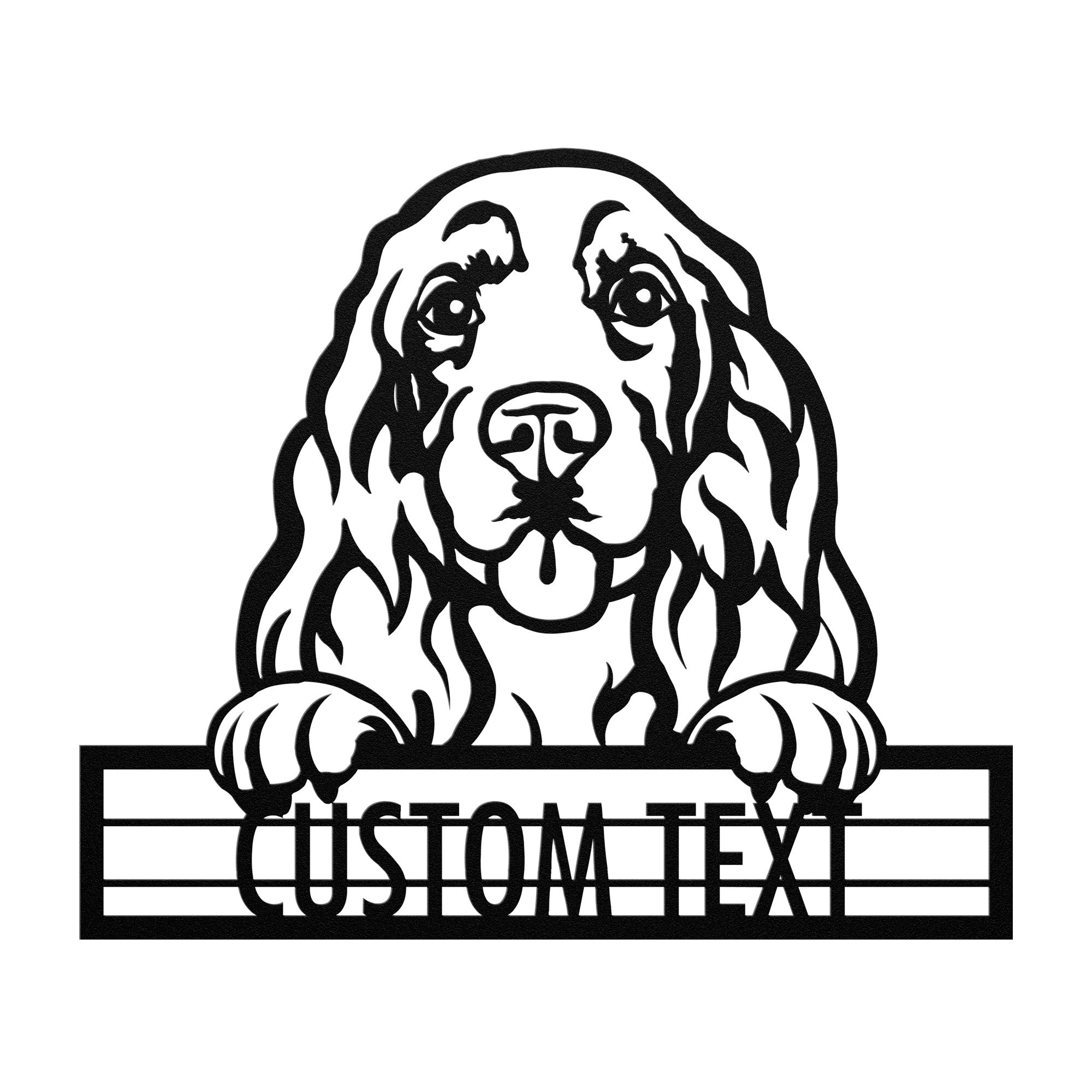 Cocker Spaniel - Dog Personalized Metal Wall Art Decor