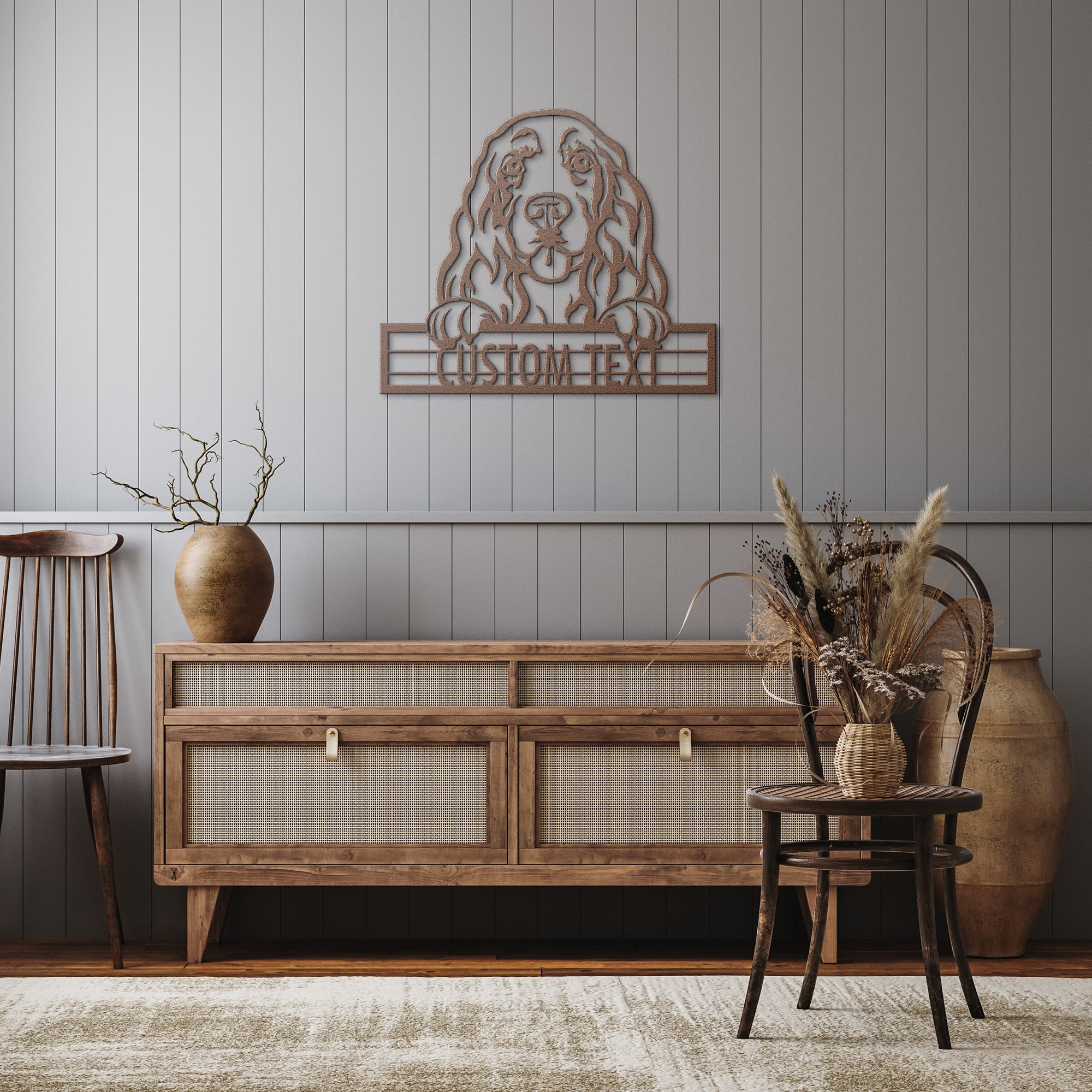 Cocker Spaniel - Dog Personalized Metal Wall Art Decor