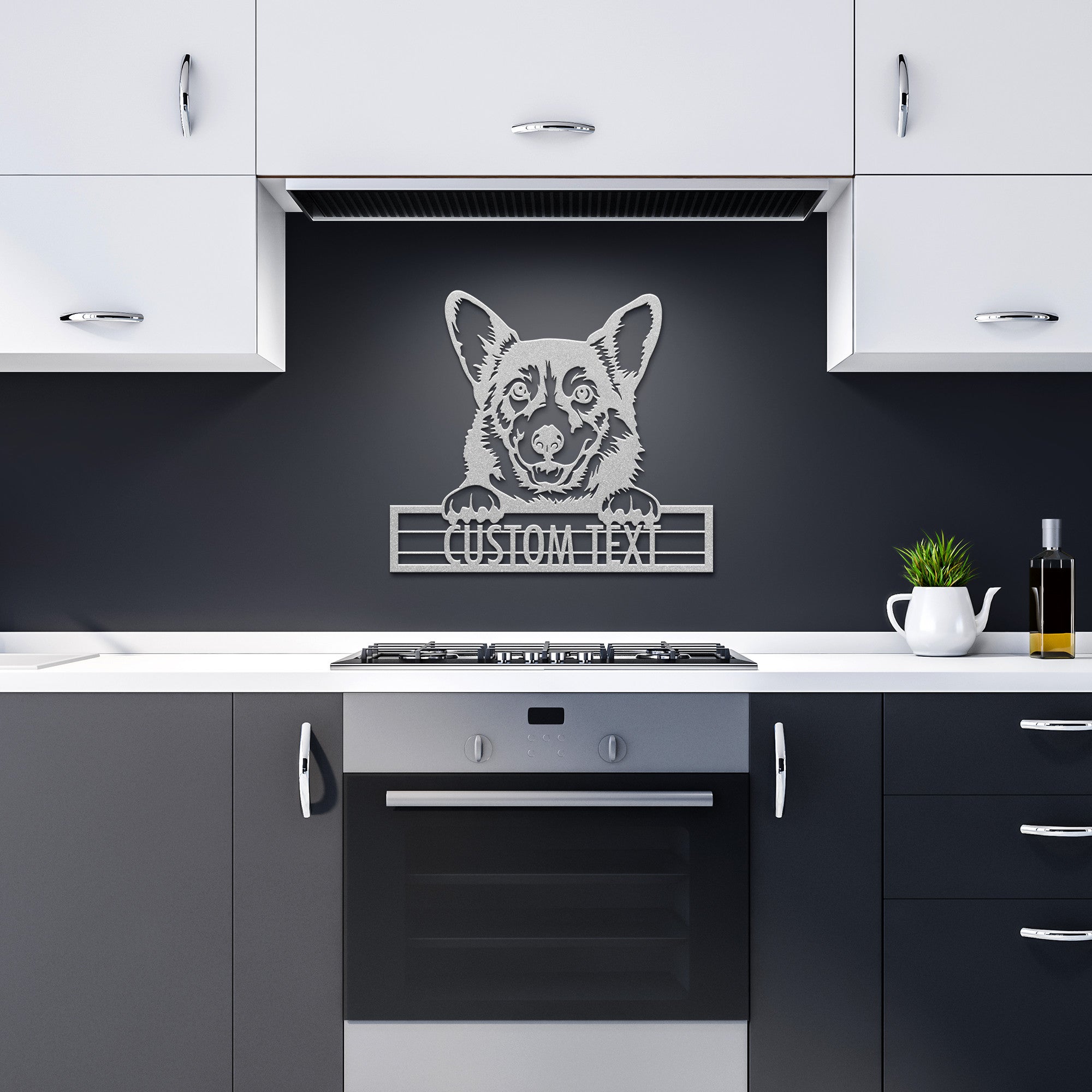 Corgi - Dog Personalized Metal Wall Art Decor