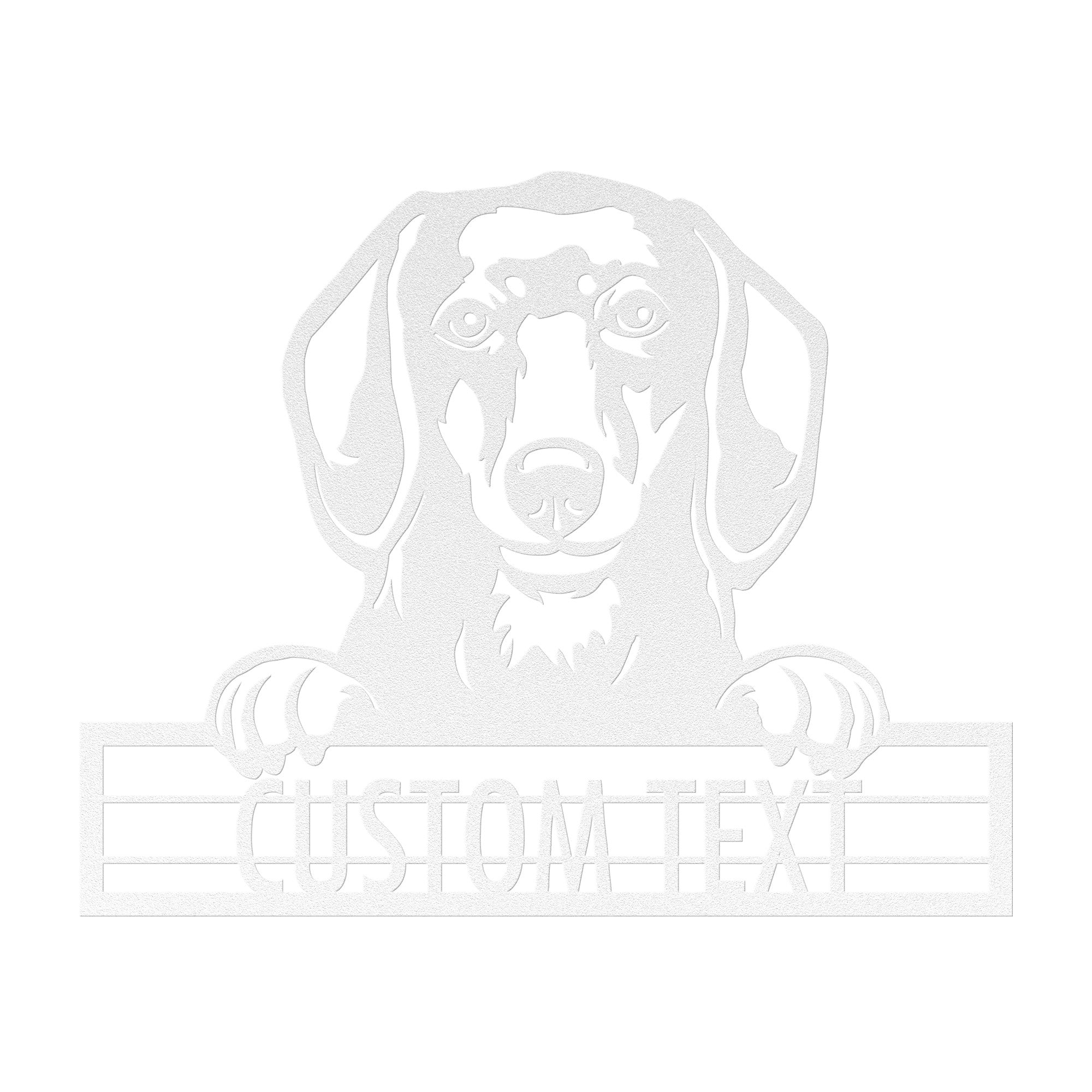 Dachshund - Dog Personalized Metal Wall Art Decor