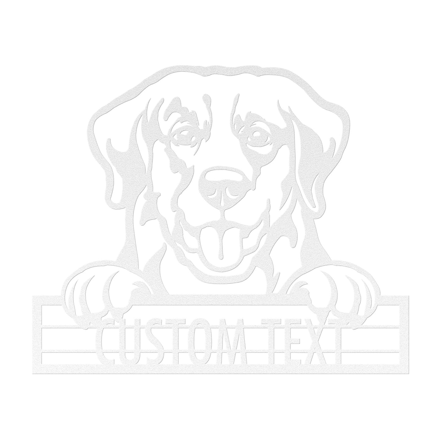 Golden Retriever - Dog Personalized Metal Wall Art Decor