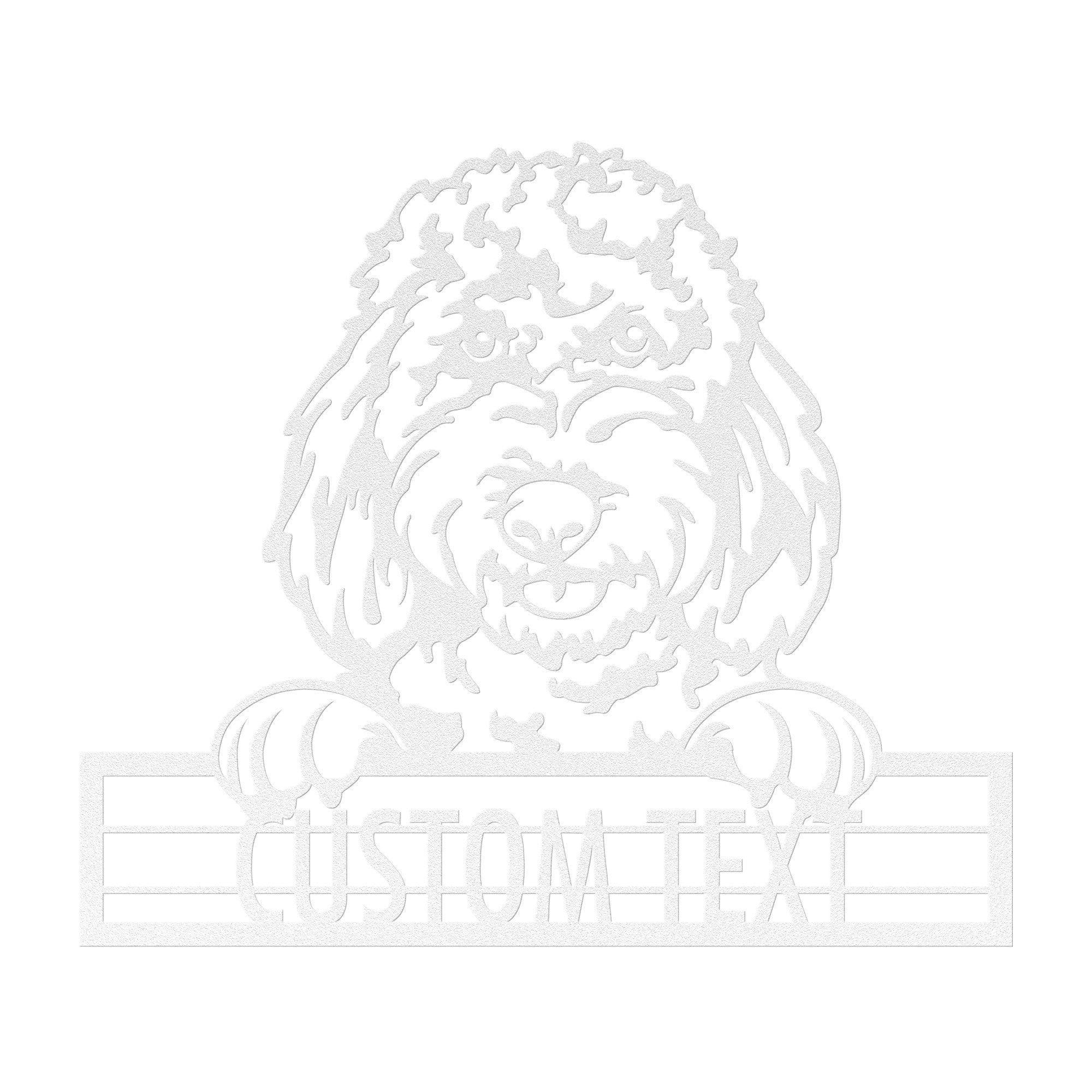 Goldendoodle - Dog Personalized Metal Wall Art Decor