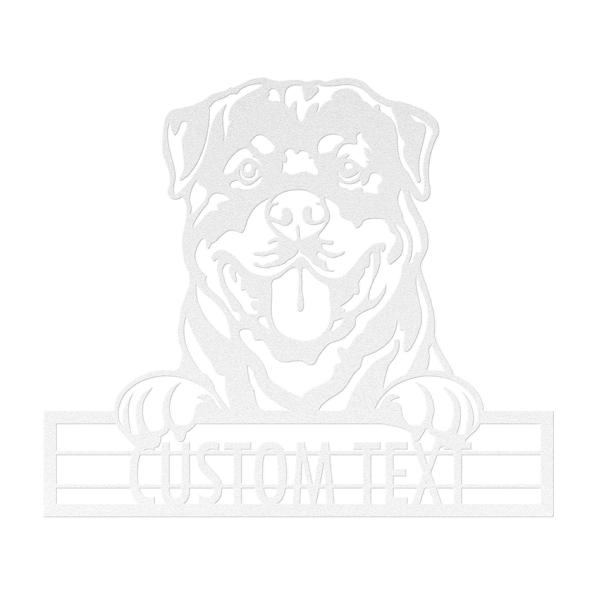 Rottweiler - Dog Personalized Metal Wall Art Decor