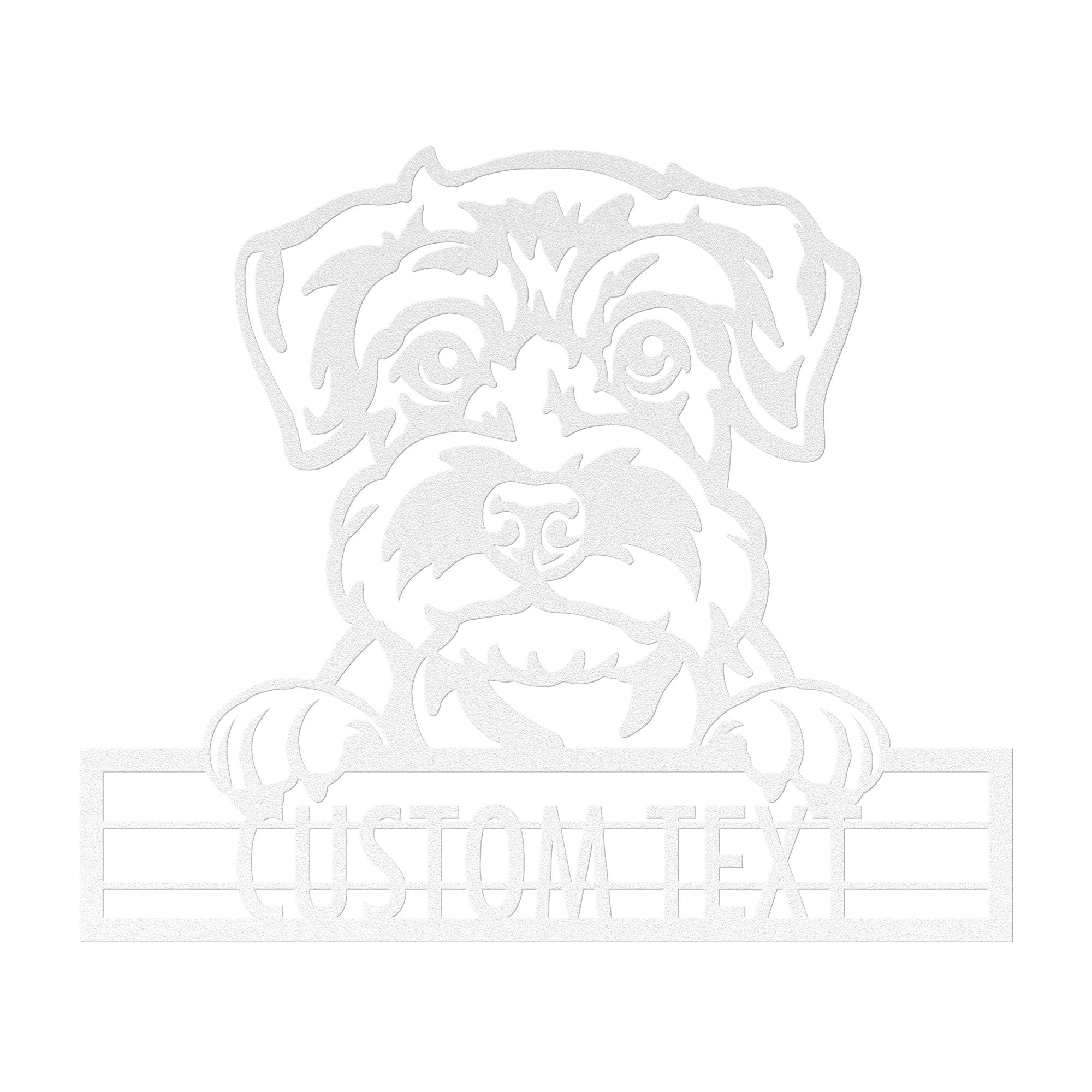 Schnauzer - Dog Personalized Metal Wall Art Decor