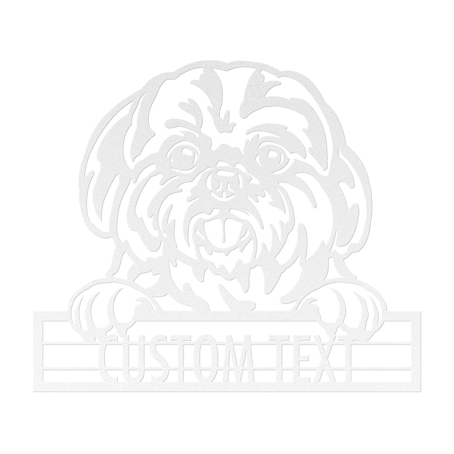 Shih Tzu - Dog Personalized Metal Wall Art Decor