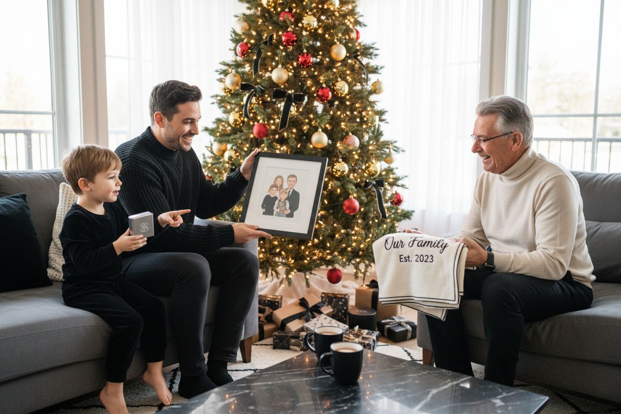 custom christmas present, personalized gifts, family unboxing