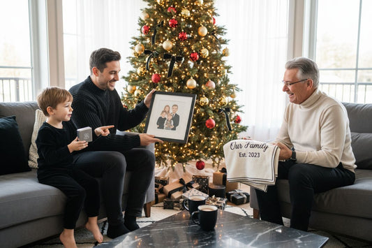 custom christmas present, personalized gifts, family unboxing