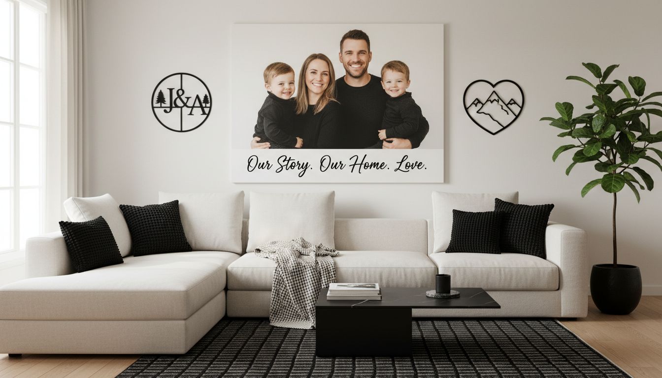 personalized wall decor living room