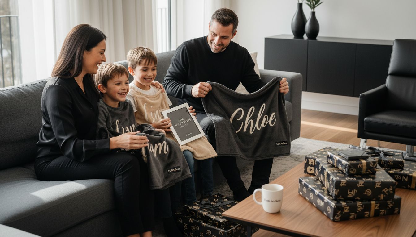 personalized gift unwrapping