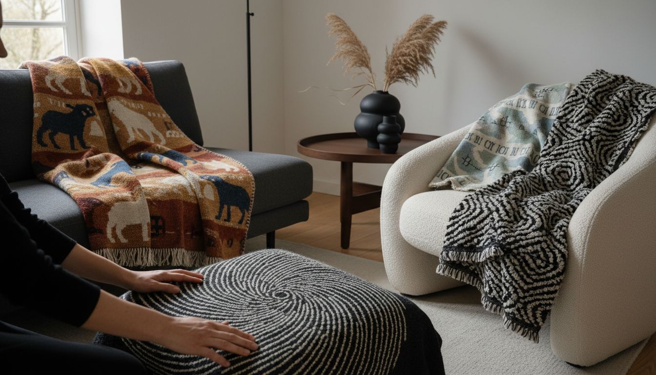 personalized woven blanket hero header image