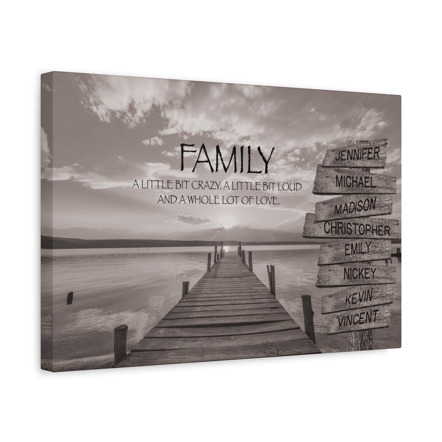 Personalized Directional Sign Canvas Prints