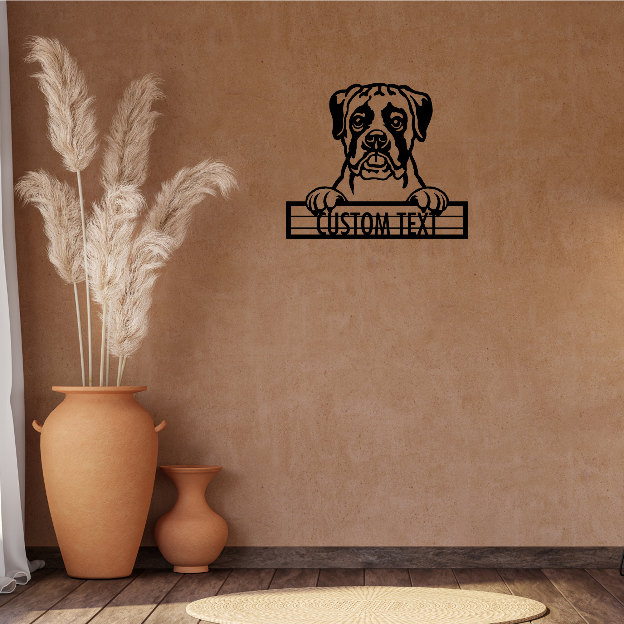 Boxer - Dog Customized Metal Wall Art Decor
