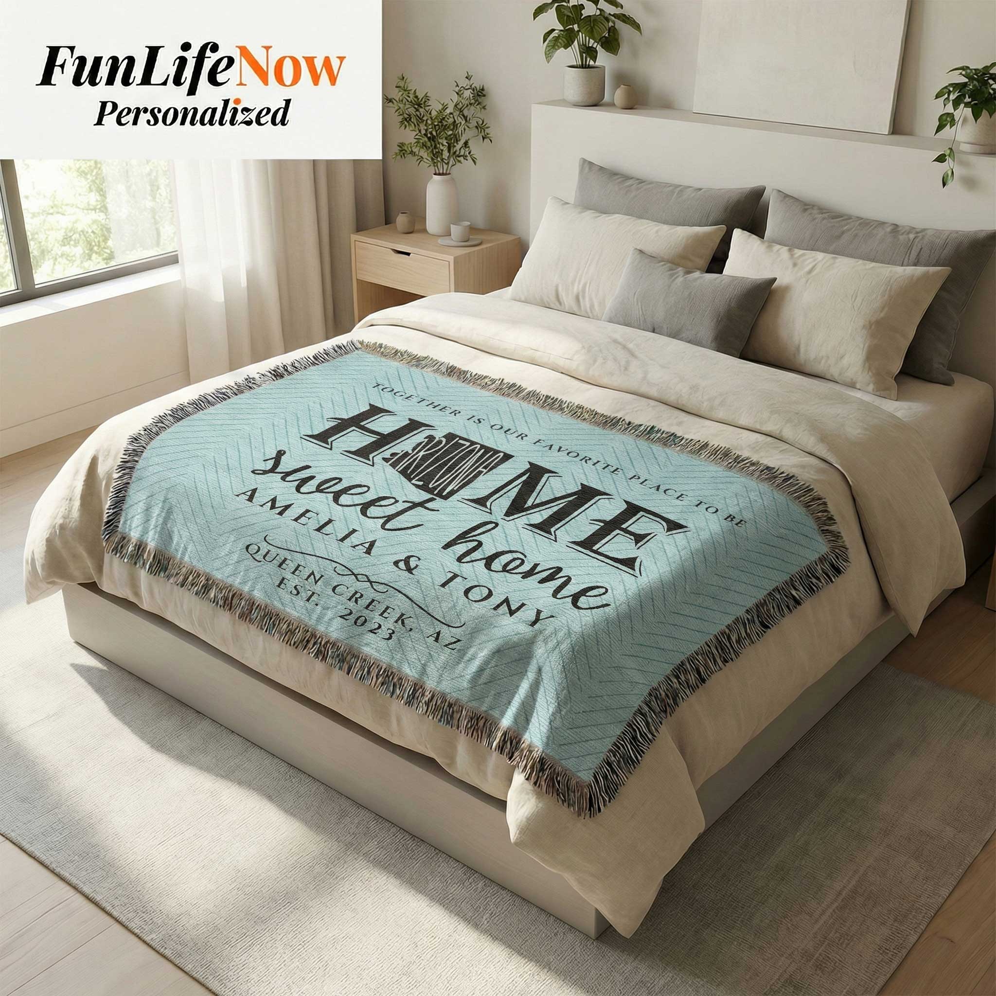 Arizona Personalized State Blanket – Custom Grand Canyon Desert Home Throw Gift