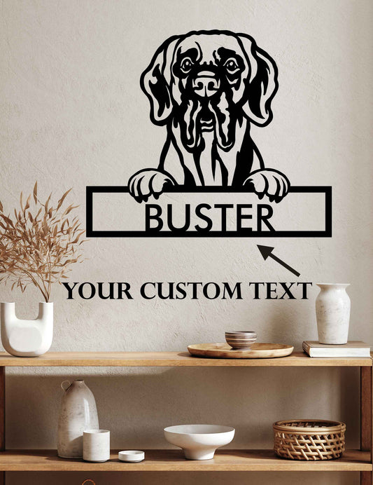 Great Dane  - Dog Personalized Metal Wall Art Decor