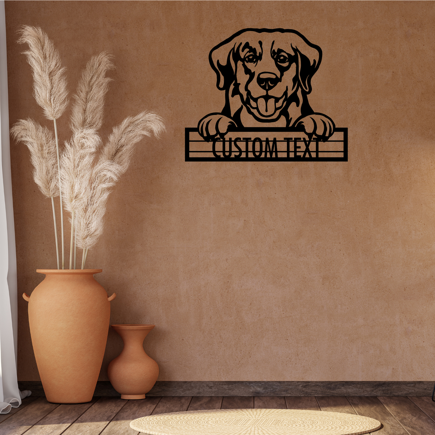 Golden Retriever - Dog Personalized Metal Wall Art Decor