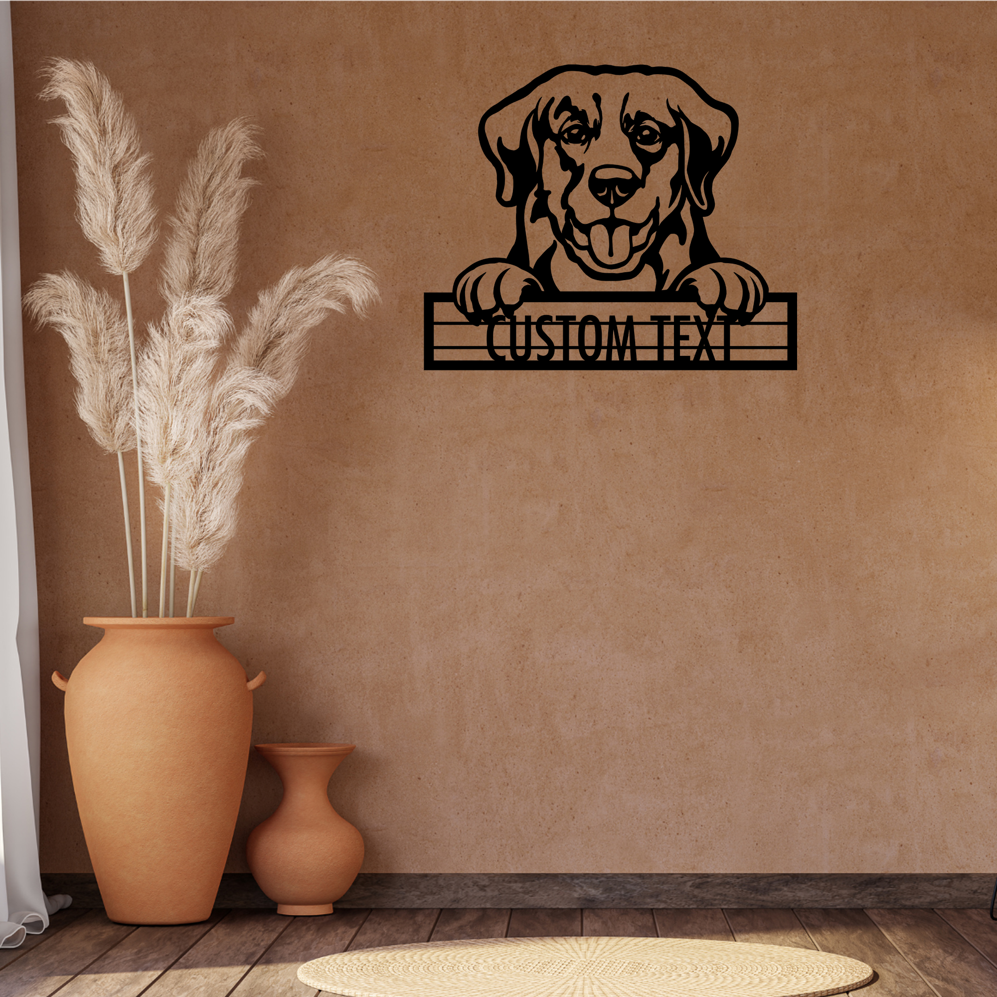 Golden Retriever - Dog Customized Metal Wall Art Decor