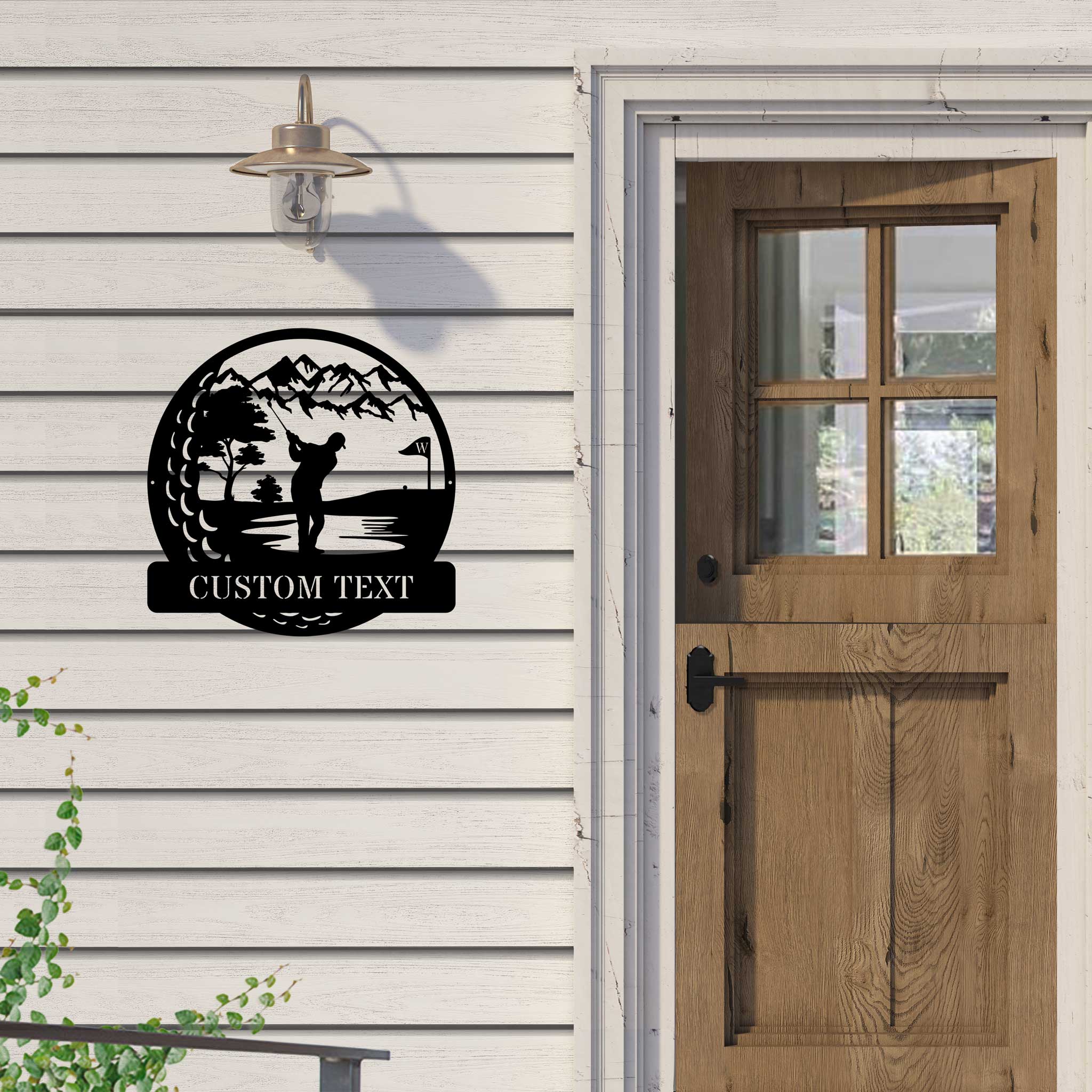 Personalized Metal Golf Sign – Custom Male Golfer Wall Art & Outdoor Décor