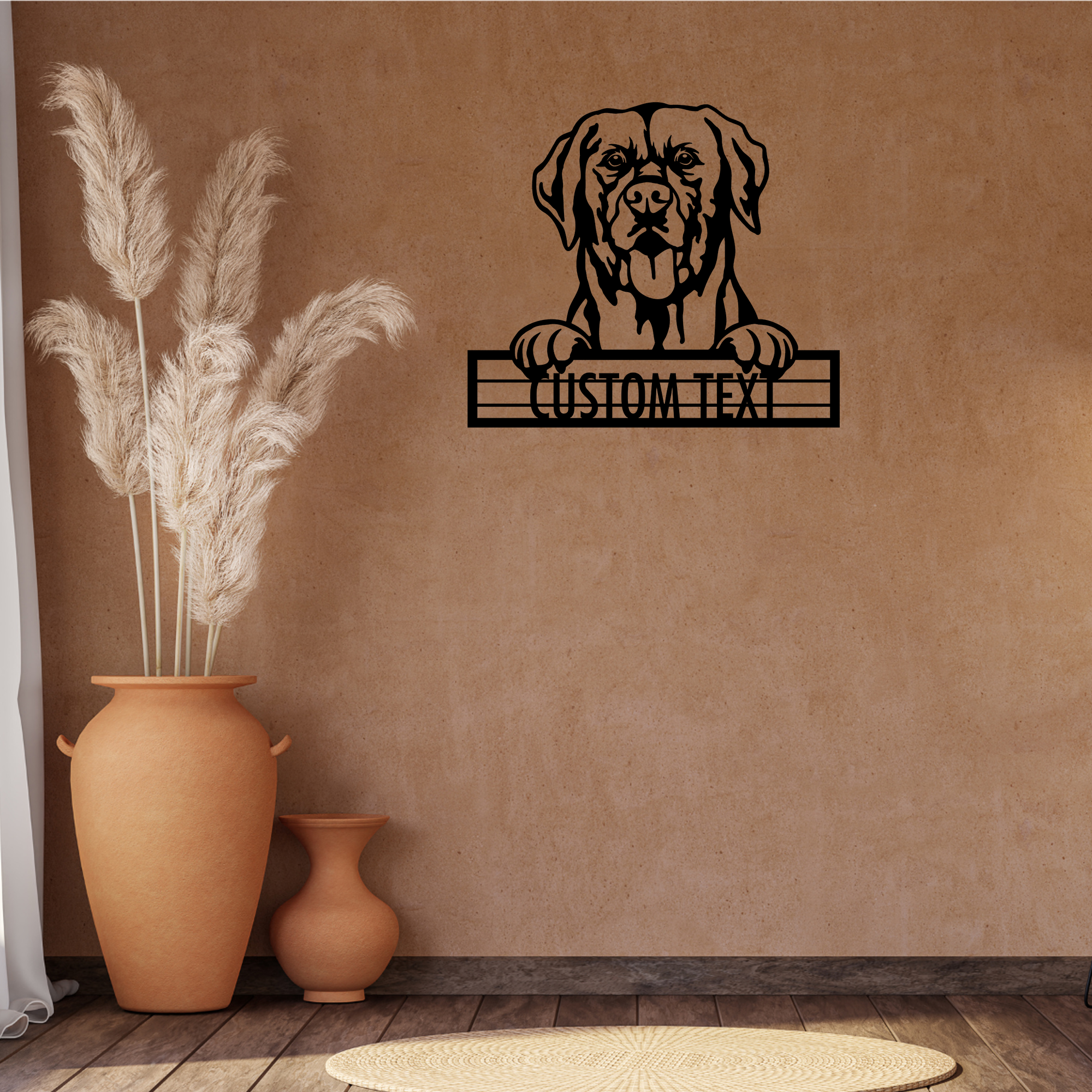 Labrador Retriever  - Dog Customized Metal Wall Art Decor