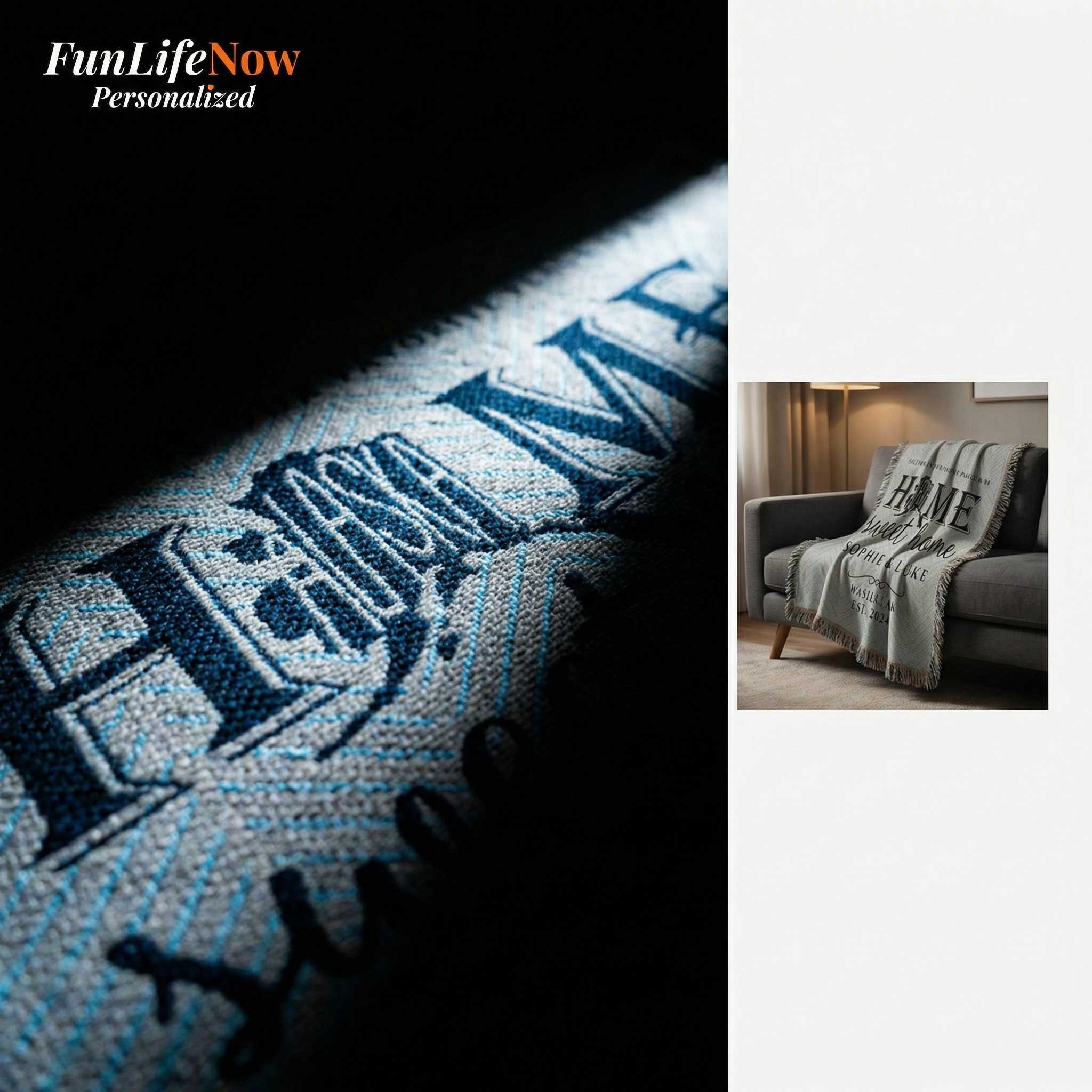 Alaska Personalized State Blanket – Custom Last Frontier Northern Home Throw Gift