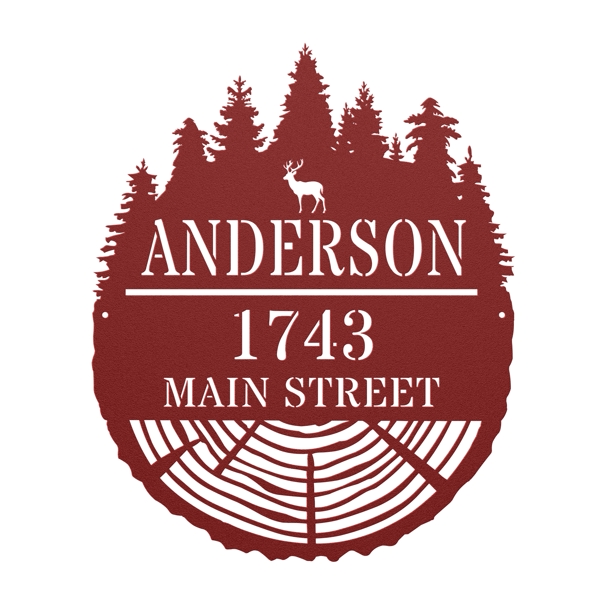 Personalized_Forest_Stump_Metal_Address__Red_Transparent_Mockup.png