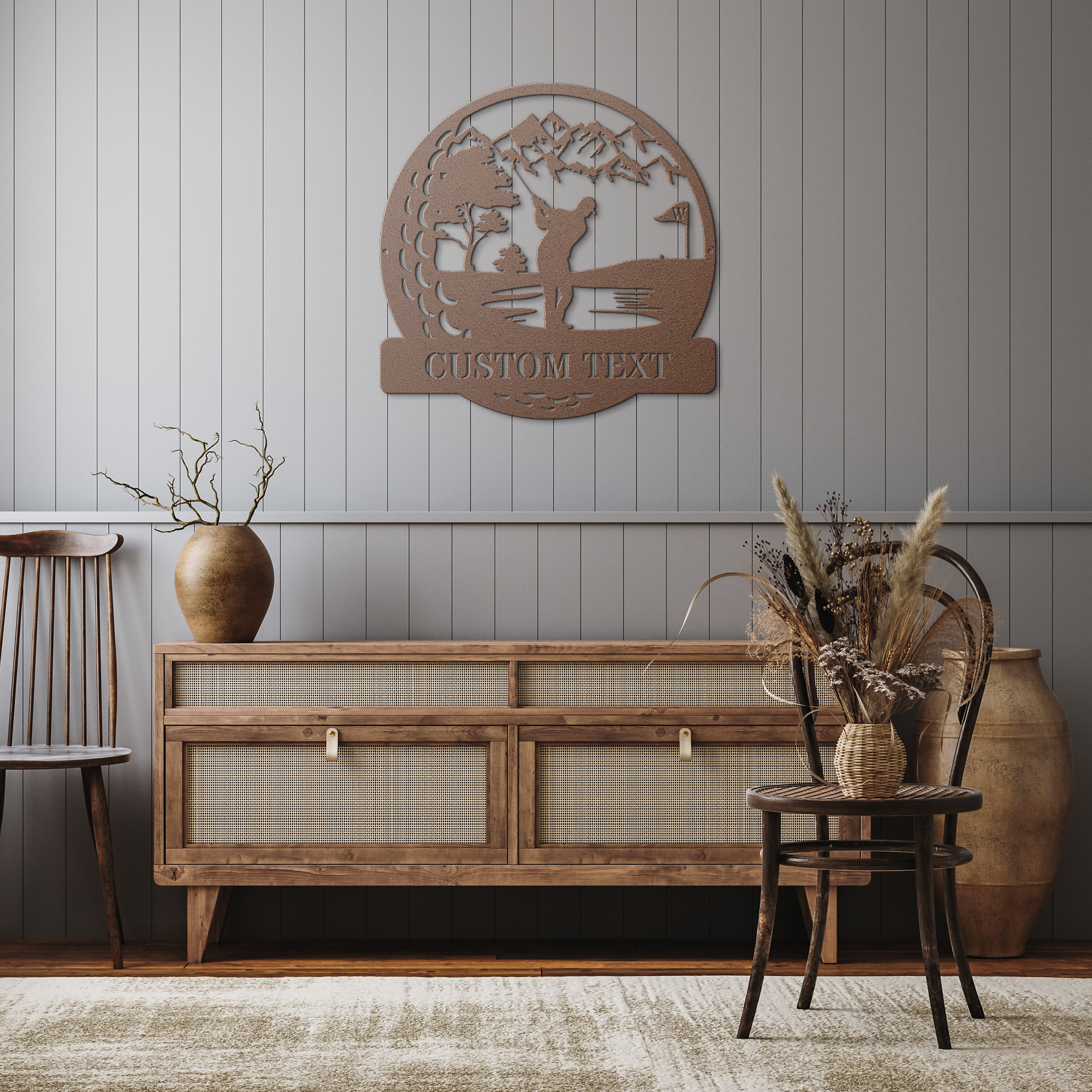 Personalized_Metal_Golf_Sign__Custom__Copper_Rustic_Hallway_Mockup.png