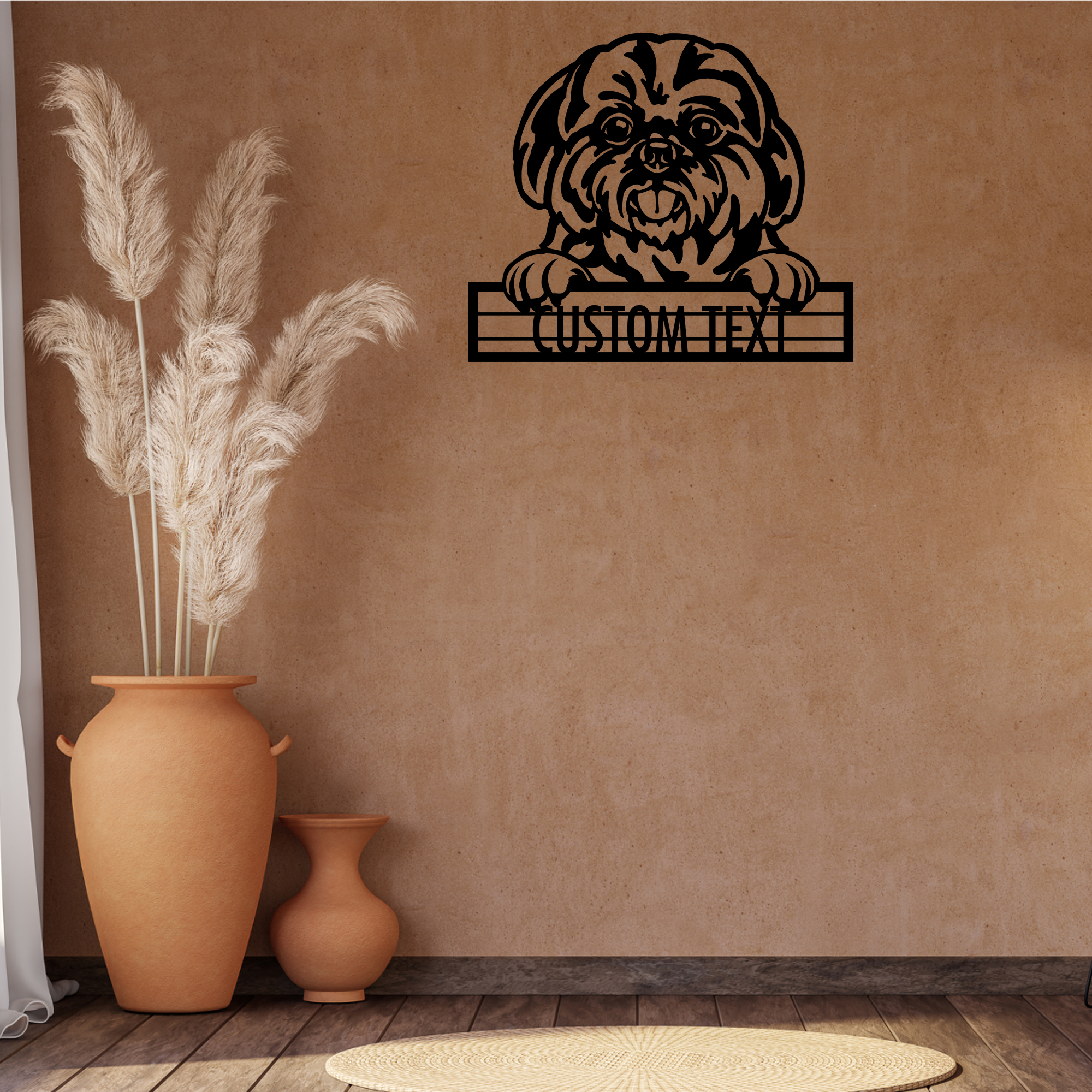 Shih Tzu - Dog Customized Metal Wall Art Decor