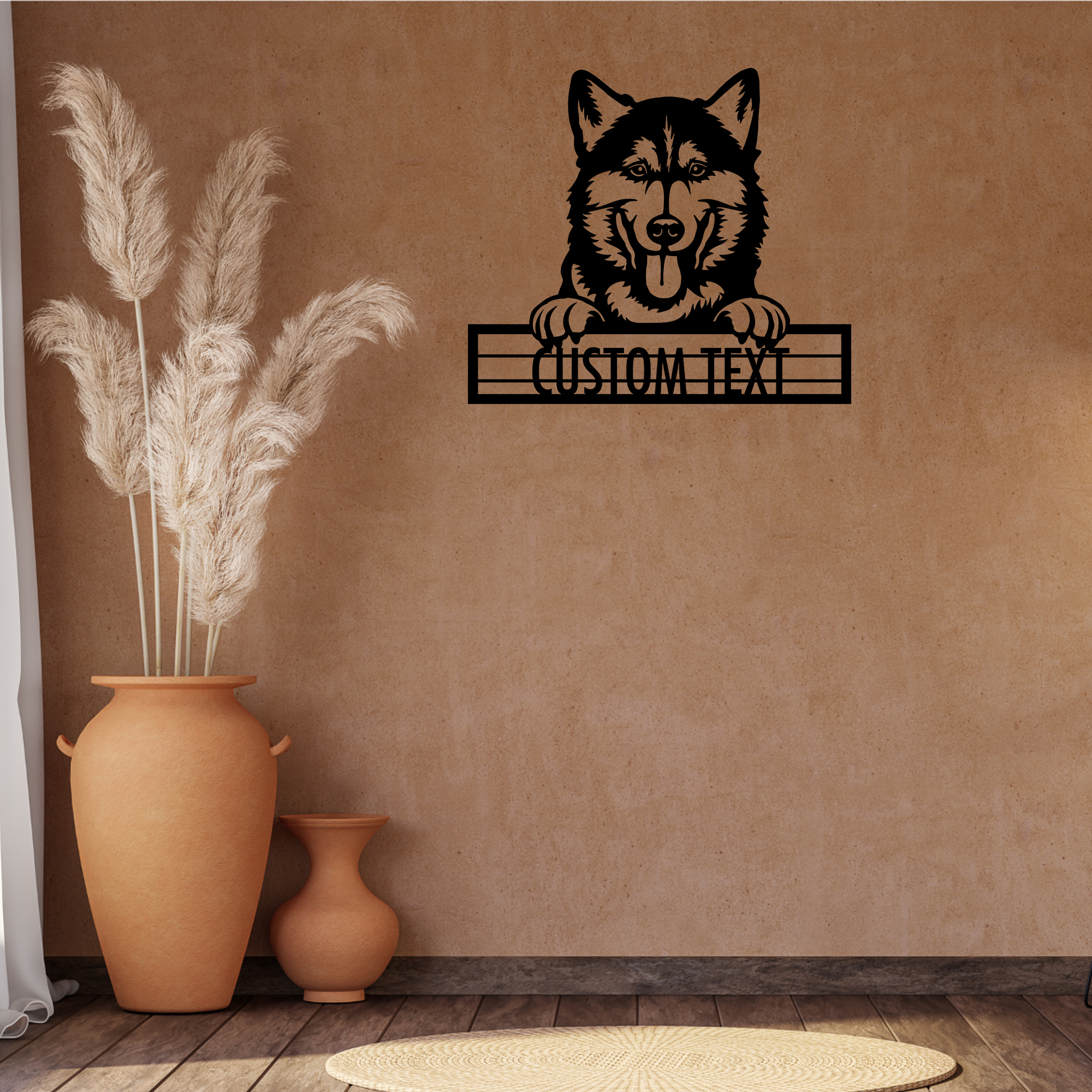 Siberian Husky - Dog Customized Metal Wall Art Decor