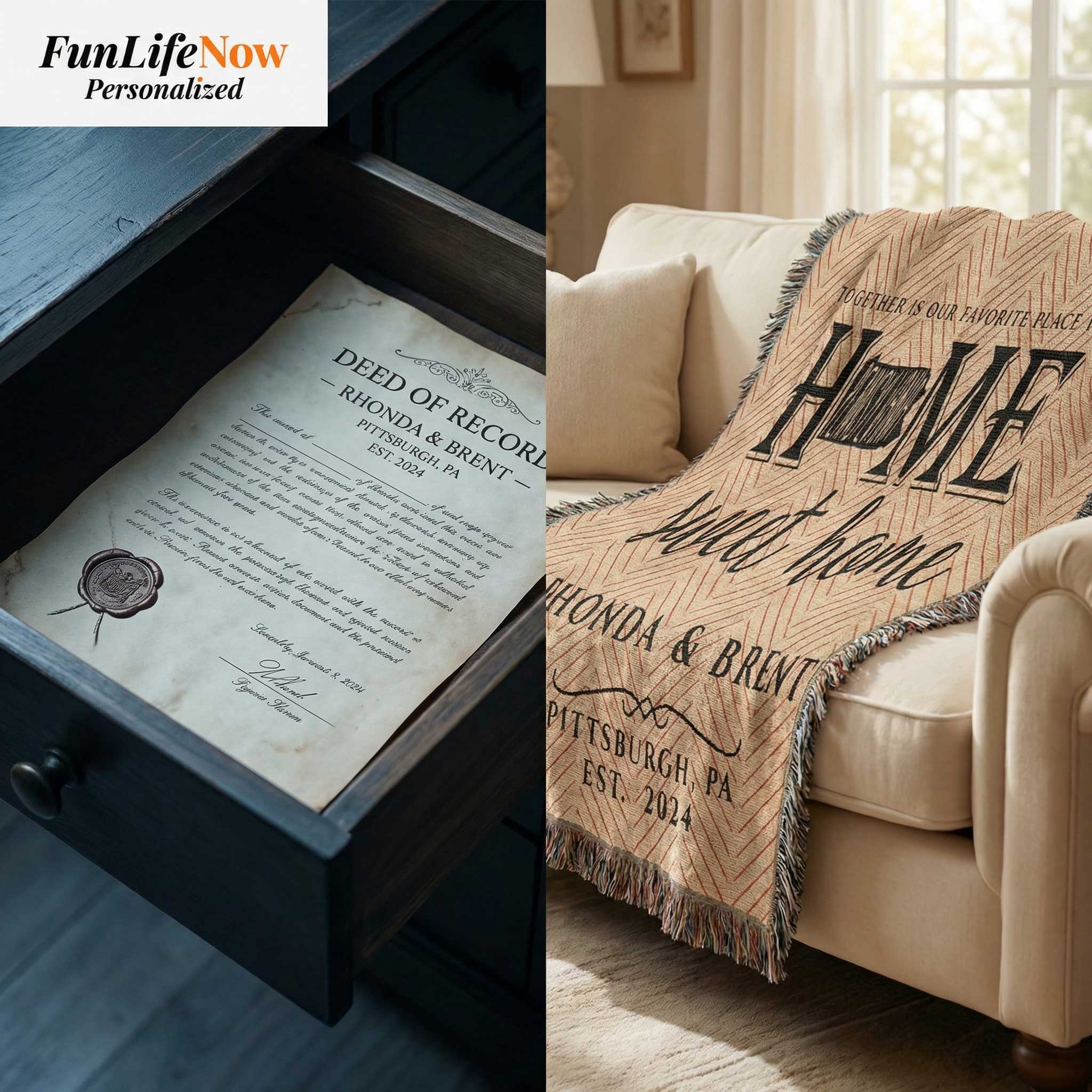 Pennsylvania Personalized State Blanket – Custom Keystone State Home Throw Gift