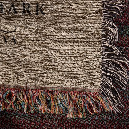 Personalized Virginia State Woven Blanket – Custom Home Throw for Couples